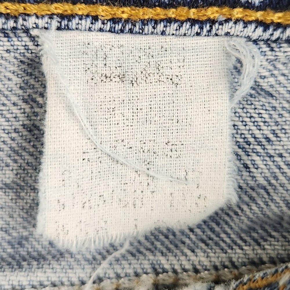 Levis 505 Jeans Mens 36x32 Blue Denim Zip Fly Straight Classic VTG Workwear Pant - Picture 7 of 12